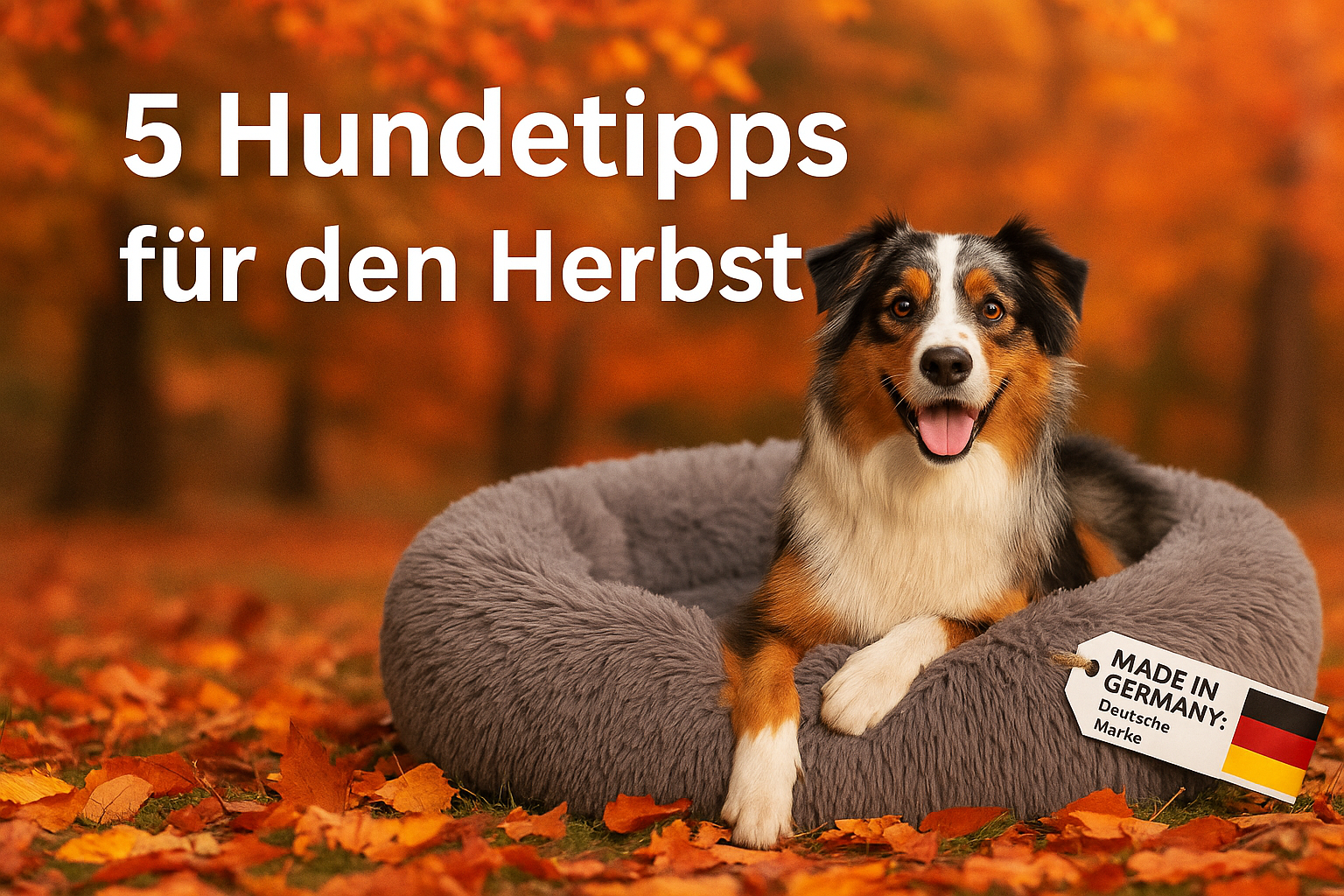 5 Herbst Tipps für Deinen Vierbeiner