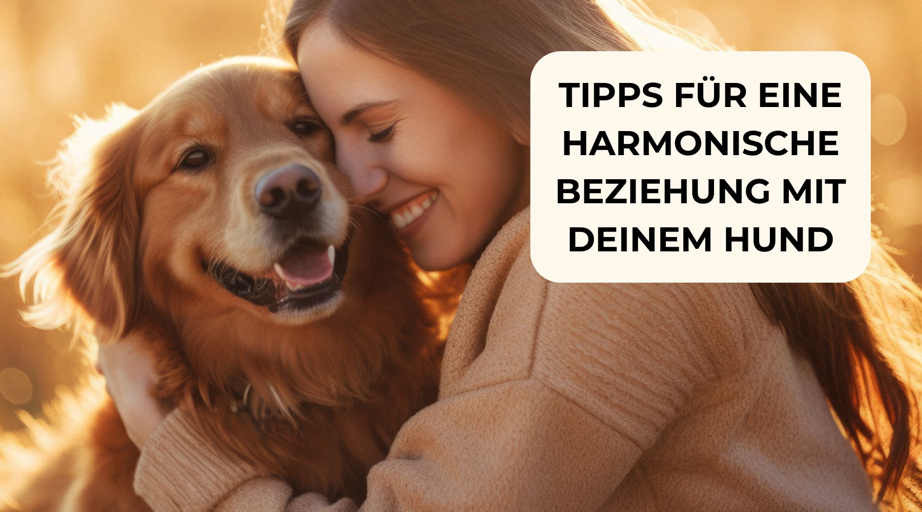 Tipps für eine harmonische Beziehung mit deinem Hund
