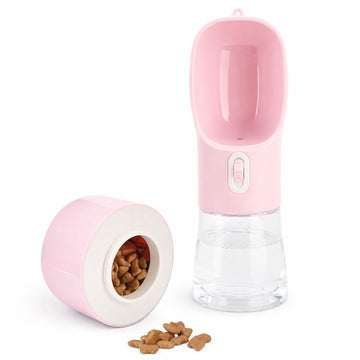 Hunde Trinkflasche inkl. Futterbehälter